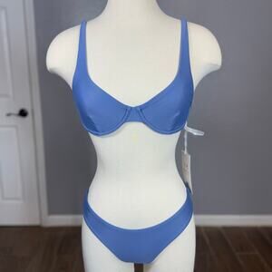 Rhythm. Classic Bikini Set, Steel Blue, L